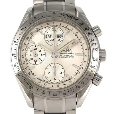 Omega Authentic Omega Speedmaster Day-Date 3221.30 Stainless Steel Mechanical Auto...