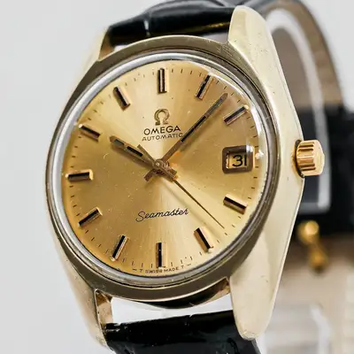 Omega **NEAR OMEGA Seamaster Cal.565 Gold Date