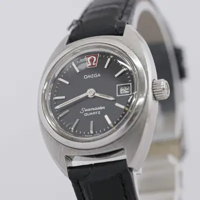 Omega *NEAR OMEGA Seamaster Cal.1320 Push Black