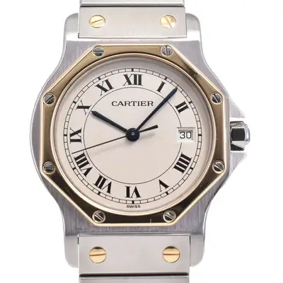 Cartier SANTOS OCTAGON W2001583 IVORY YELLOW