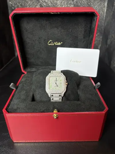 Cartier Santos ‘midi’ Full Bussdown Lab