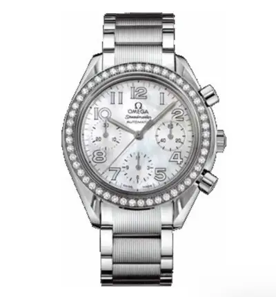 Omega Omega Speedmaster Reduced womens diamond bezel watch RRP £5000 BARGAIN