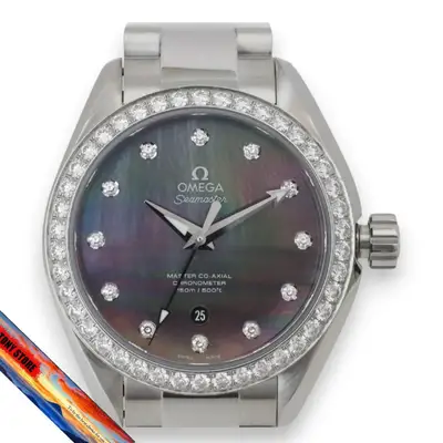 Omega Seamaster Aqua Terra Diamond Gray