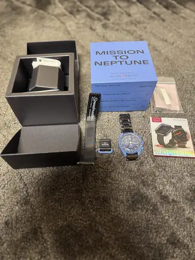 Omega Swatch Speedmaster Neptune Bonus Band