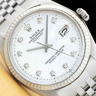 Rolex DATEJUST WHITE DIAMOND 18K WHITE