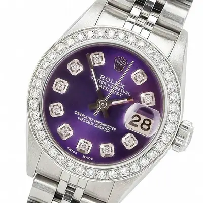 Rolex Datejust Stainless Steel Diamond Bezel