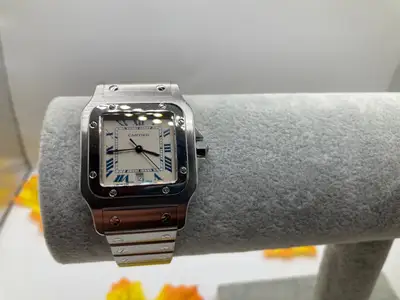 Cartier Santos Silver medium