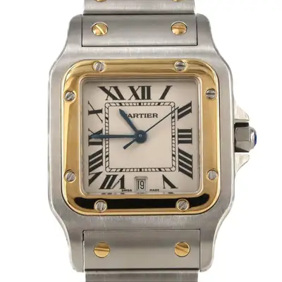 Cartier Santos Galbe LM Two-tone W20011C4
