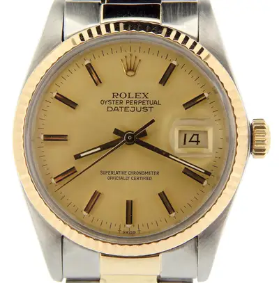 Rolex 14K Yellow Gold Stainless Steel