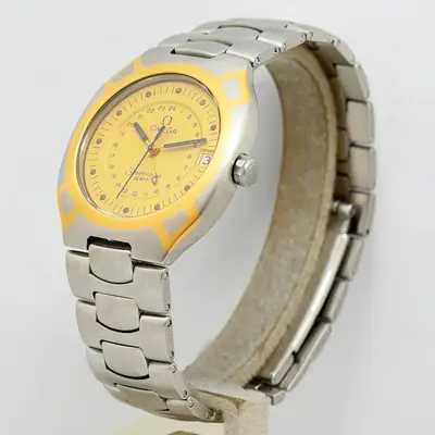 Omega Seamaster Polaris GMT Analog Yellow