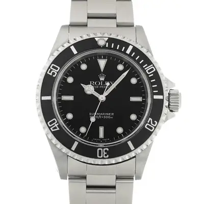 Rolex ROLEX Submariner 14060 black WATCH 736786