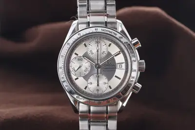 Omega Omega Speedmaster Chronograph Date, Silver Dial - Steel on Bracelet 3513.30