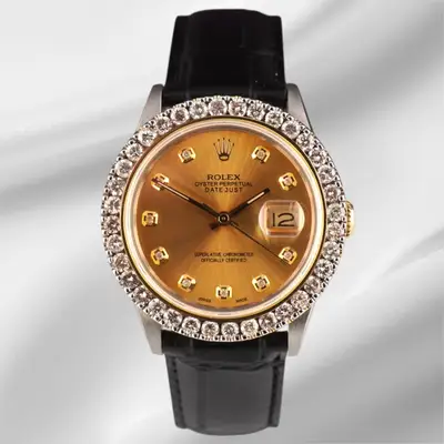 Rolex Datejust 2-Tone 2.50ct Gold