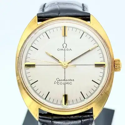 Omega Seamaster Cosmic Winding Gold Cross