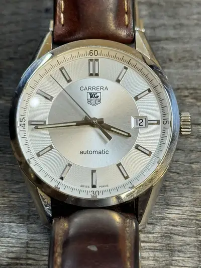 TAG Heuer Carrera Silver Calibre 5