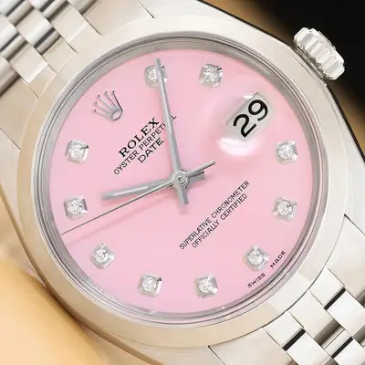 Rolex OYSTER PERPETUAL DATE 1500 PINK