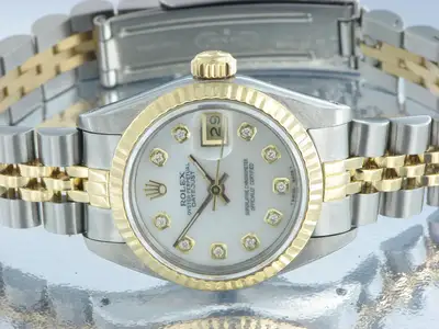 Rolex DATEJUST STAINLESS STEEL GOLD DIAMOND