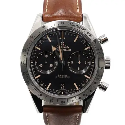 Omega Speedmaster '57 Steel Leather Band