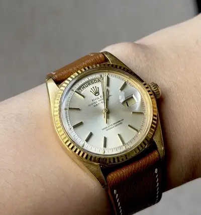 Rolex 1803 Day-Date Silver/ No Polish