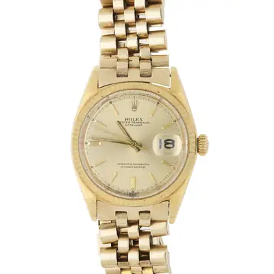 Rolex Datejust 1601 14K Yellow Gold