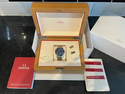 Omega Seamaster Diver Blue Co-Axial Master