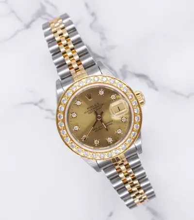 Rolex Datejust with Factory Diamond Bezel