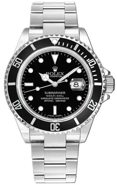 Rolex Rolex Submariner 16610 Black Dial Date Oyster Steel Automatic 40mm Men's Watch