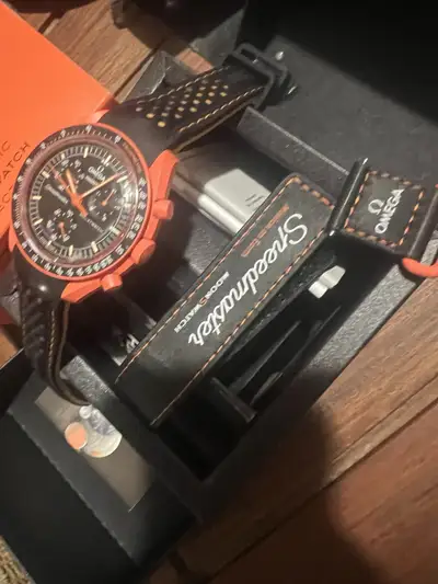 Omega Swatch Omega Speedmaster Mission on Earth