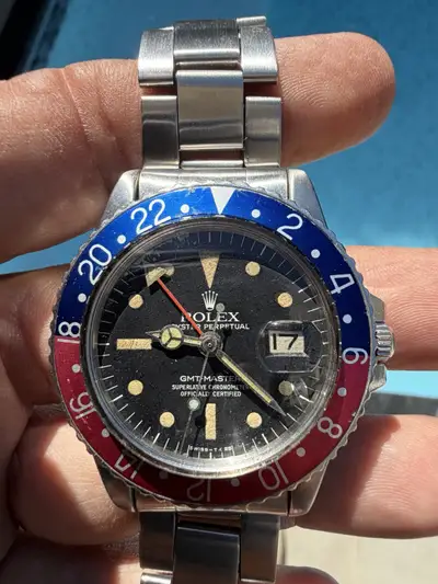 Rolex GMT Master 1675 Pepsi Bezel