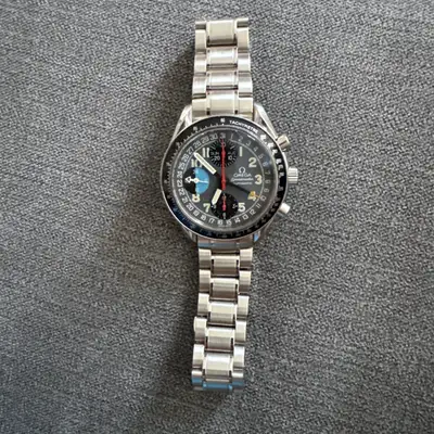 Omega Mens Omega Speedmaster 3520.53 Triple Date Chronograph Mk40 Schumacher