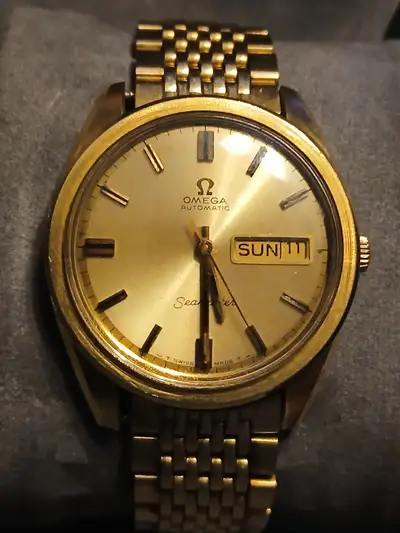 Omega Seamaster Day/Date Gold on Gold