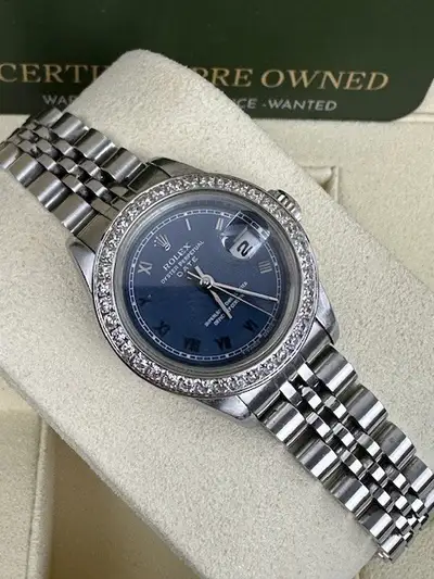 Rolex DATE DATEJUST STEEL AND CERTIFICATES