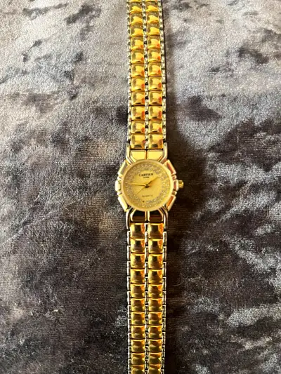 Cartier Santos Two-Tone Bracelet Gem Markers