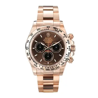Rolex Daytona Chocolate Index Hour Rose