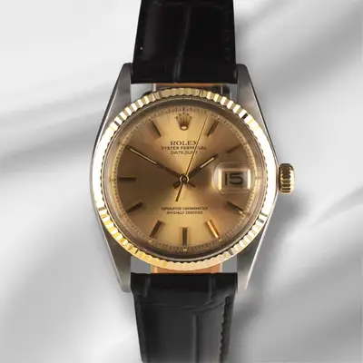 Rolex Datejust Steel Yellow Gold Fluted