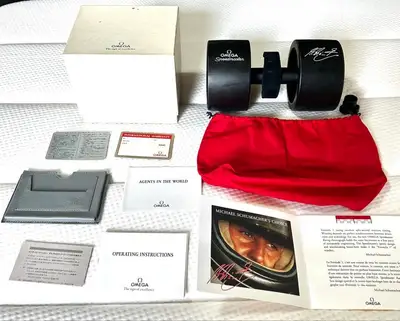 Omega Very Omega Speedmaster Schumacher With Accessories