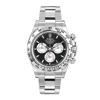 Rolex Daytona Black Index Hour White