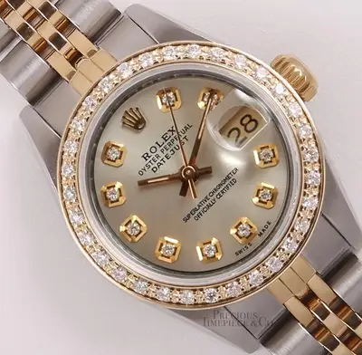 Rolex Datejust 18K Two-Tone Jubilee Diamond