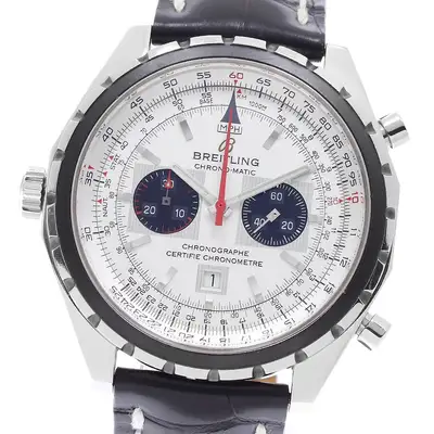 Breitling Navitimer Chronomatic A41360 SS Leather