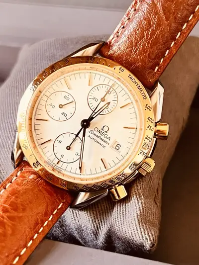 Omega Speedmaster Chronograph Date Tachymeter Gold