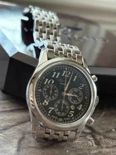 Breitling Navitimer Premier Black Chronograph A42035