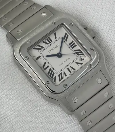 Cartier Santos Galbee Jumbo XL Stainless