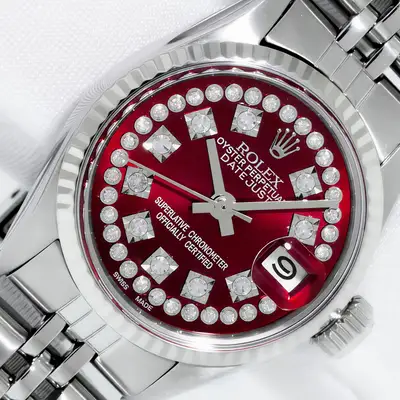 Rolex DATEJUST RED STEEL WHITE GOLD
