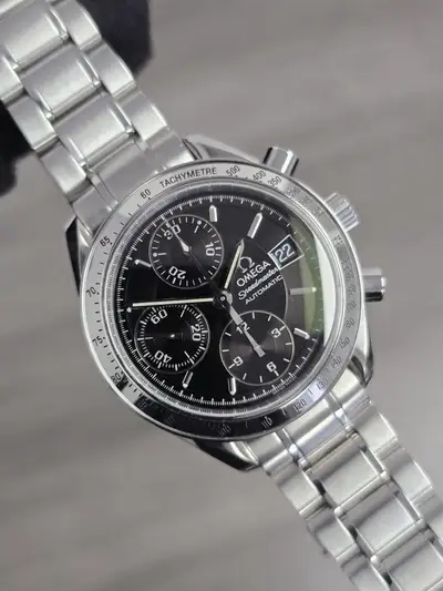 Omega Speedmaster Chronograph Date Tachymeter Steel