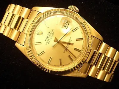 Rolex Datejust 1601 18K Yellow Gold