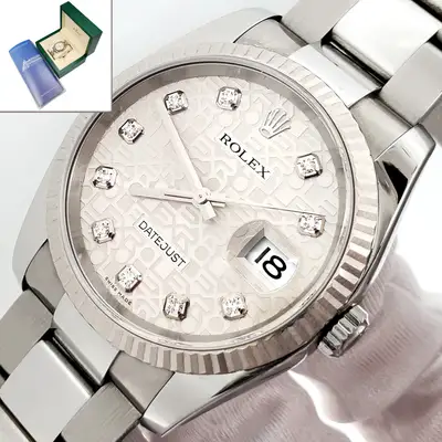 Rolex Datejust Silver Jubilee White Gold