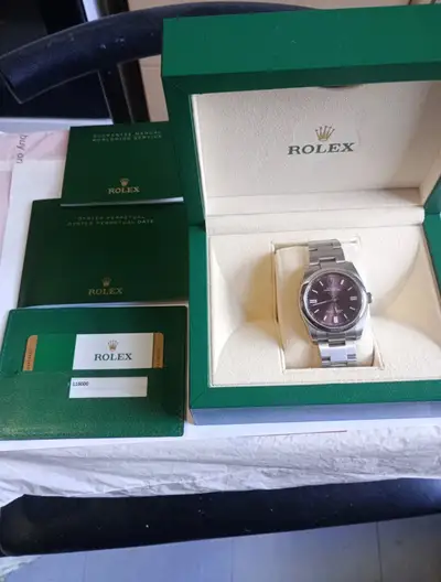 Rolex Oyster Perpetual Red Grape