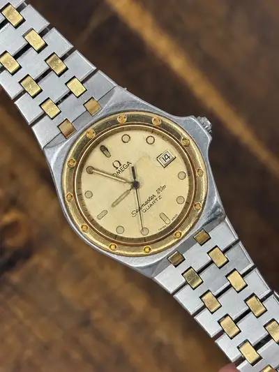 Omega Seamaster Two-Tone Stainless Steel Gold-Tone