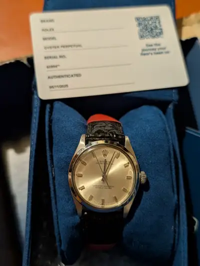 Rolex Oyster Perpetual Silver 1002