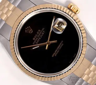 Rolex Men Datejust Two Tone Steel